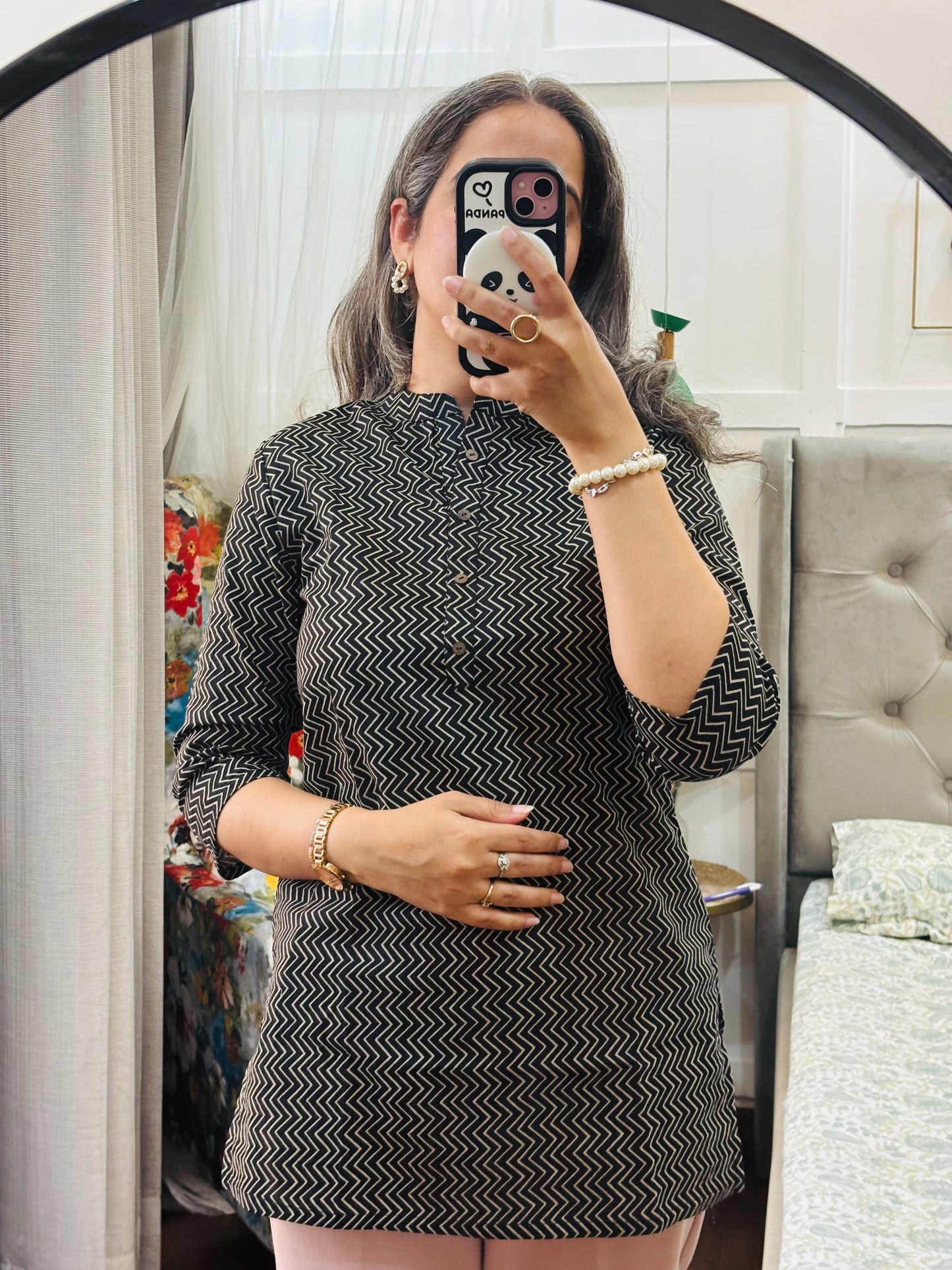 Black Short Kurti