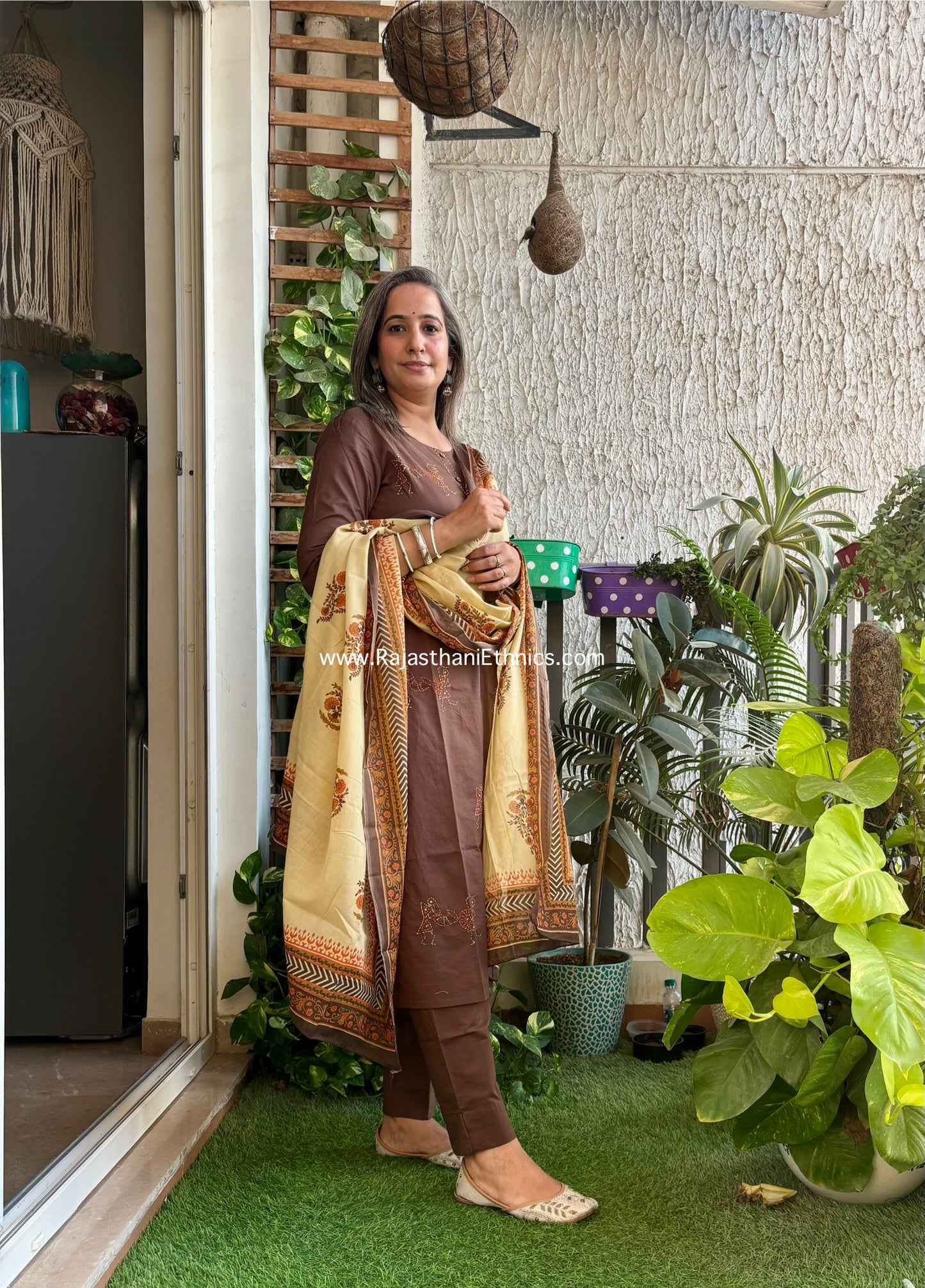 Brown Suit Set