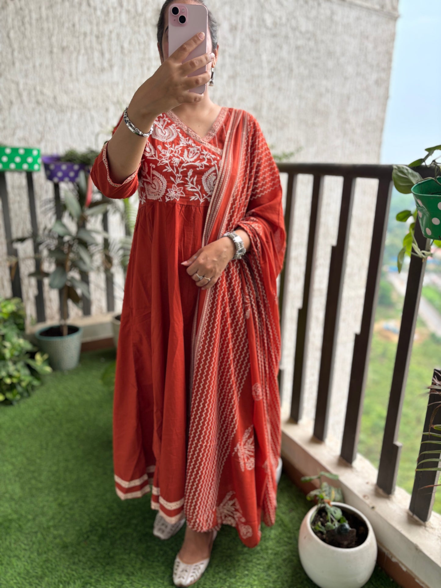 Rust Anarkali