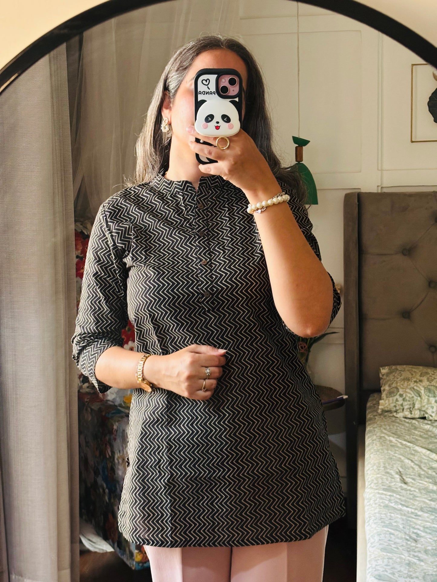 Black Short Kurti