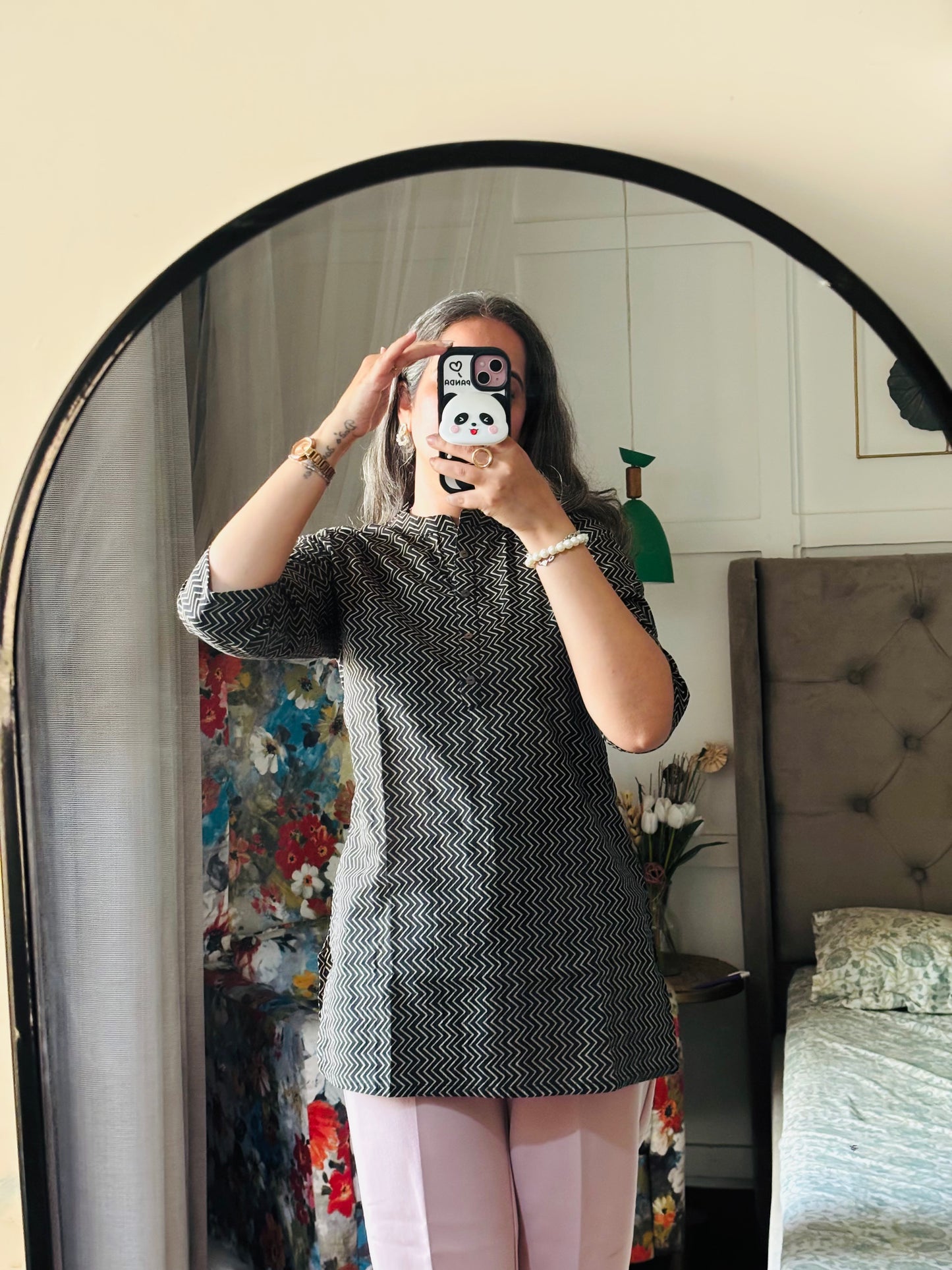 Black Short Kurti
