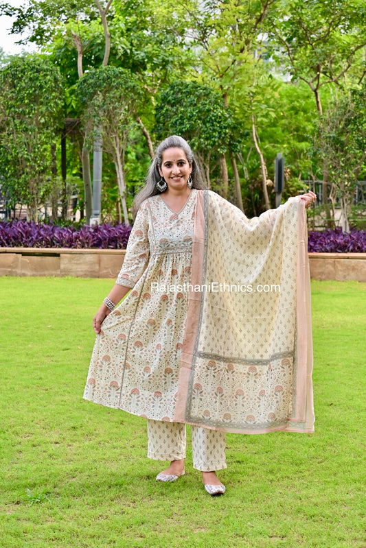 Floral Printed Kurta Set