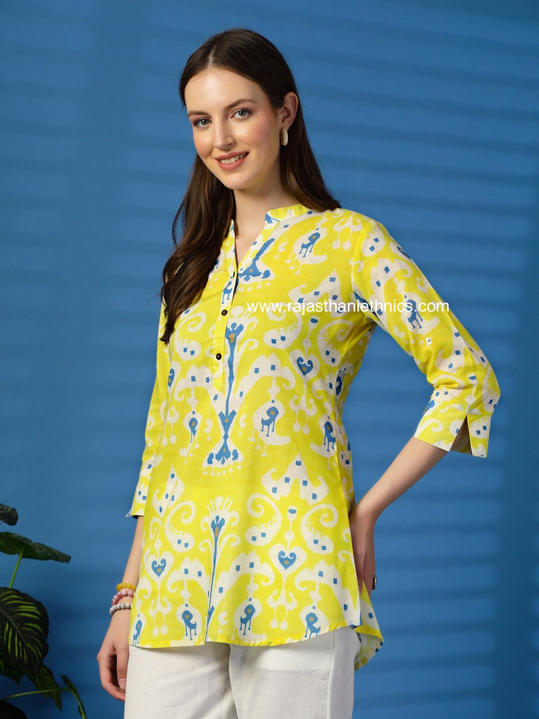 Yellow Pure Cotton Top