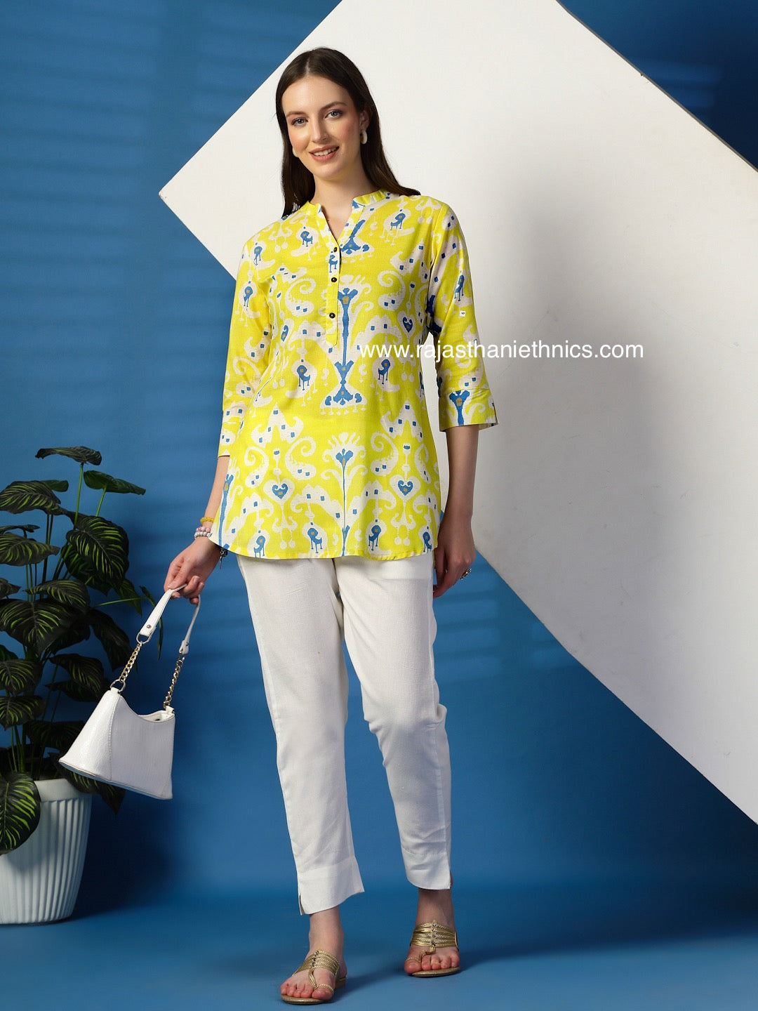 Yellow Pure Cotton Top