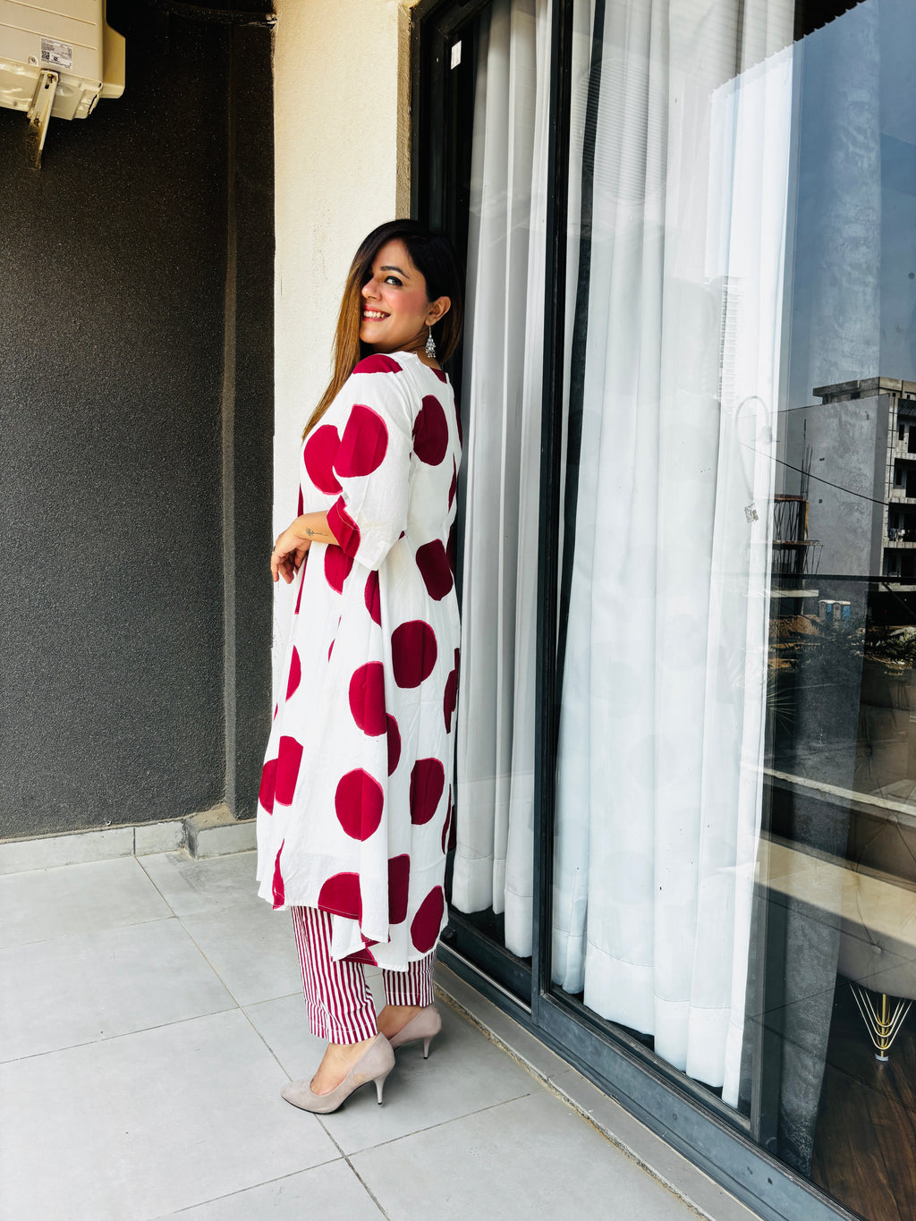 Polka Dot Premium Red