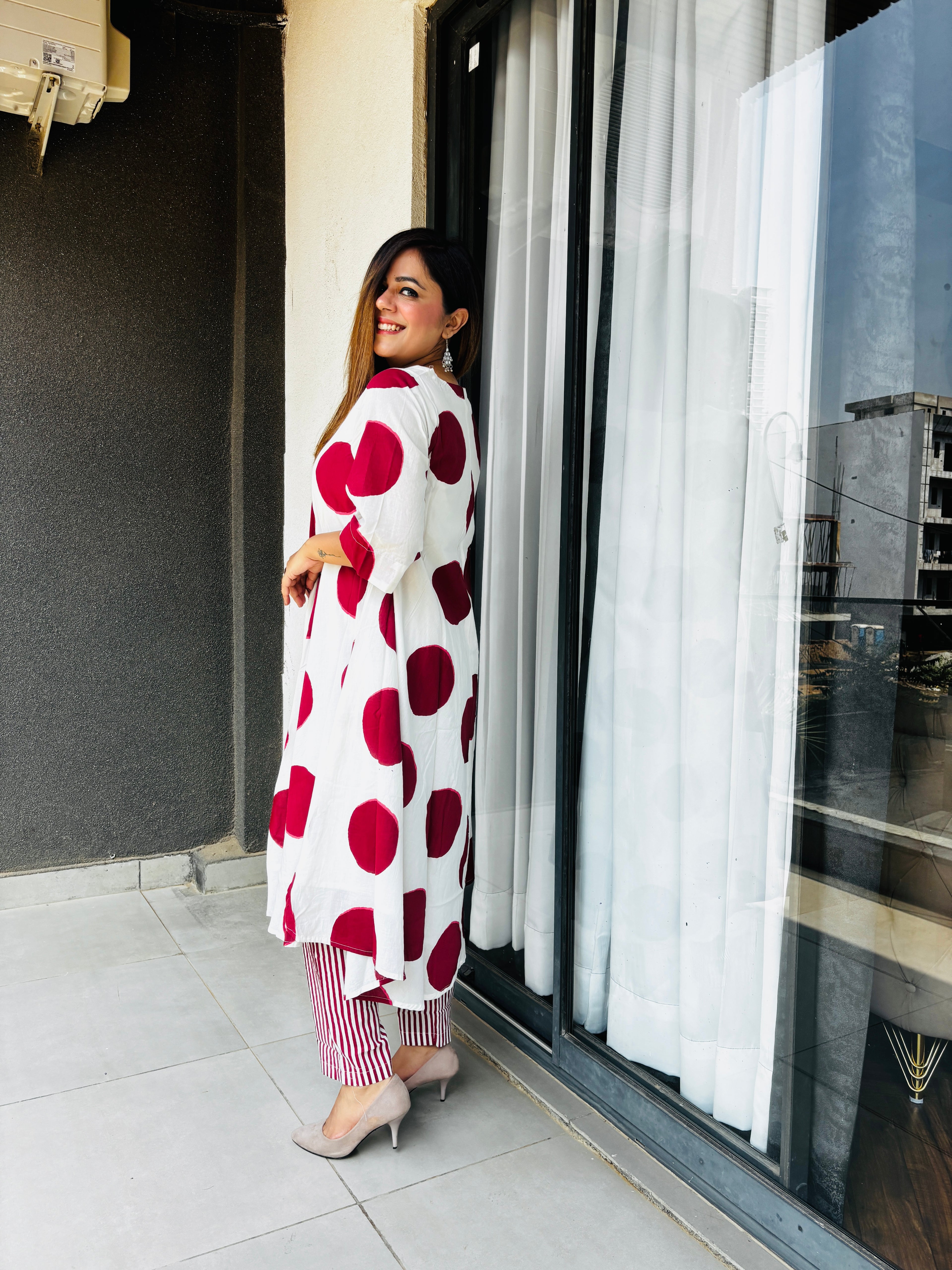 Polka Dot Premium Red