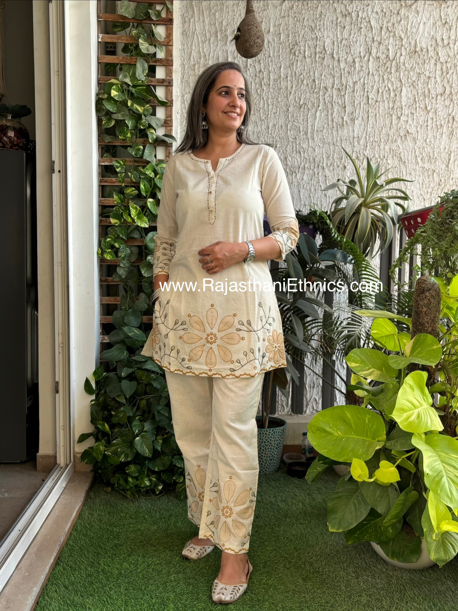 Embroidered Co-Ord Set