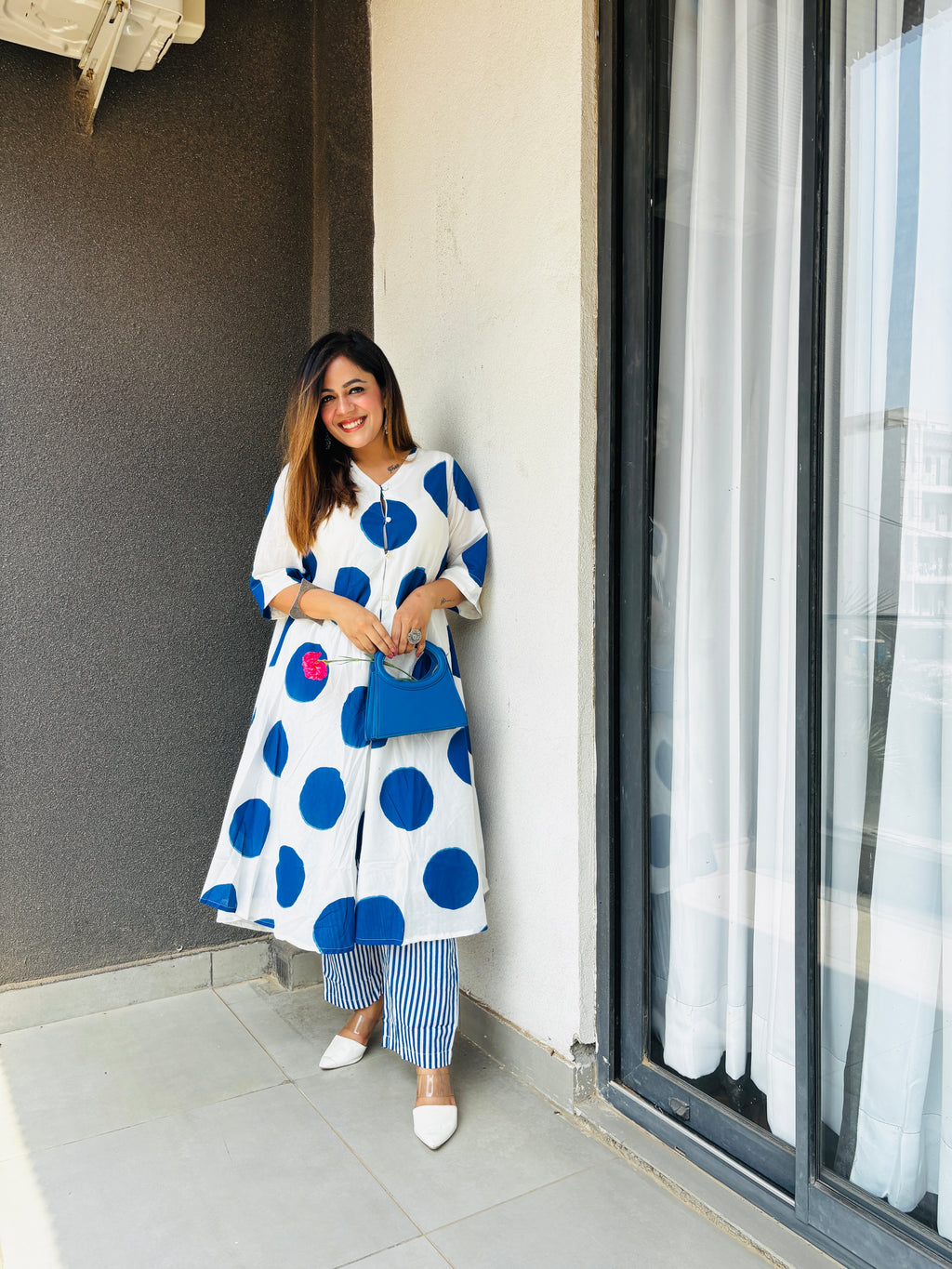 Polka Dot Premium Blue