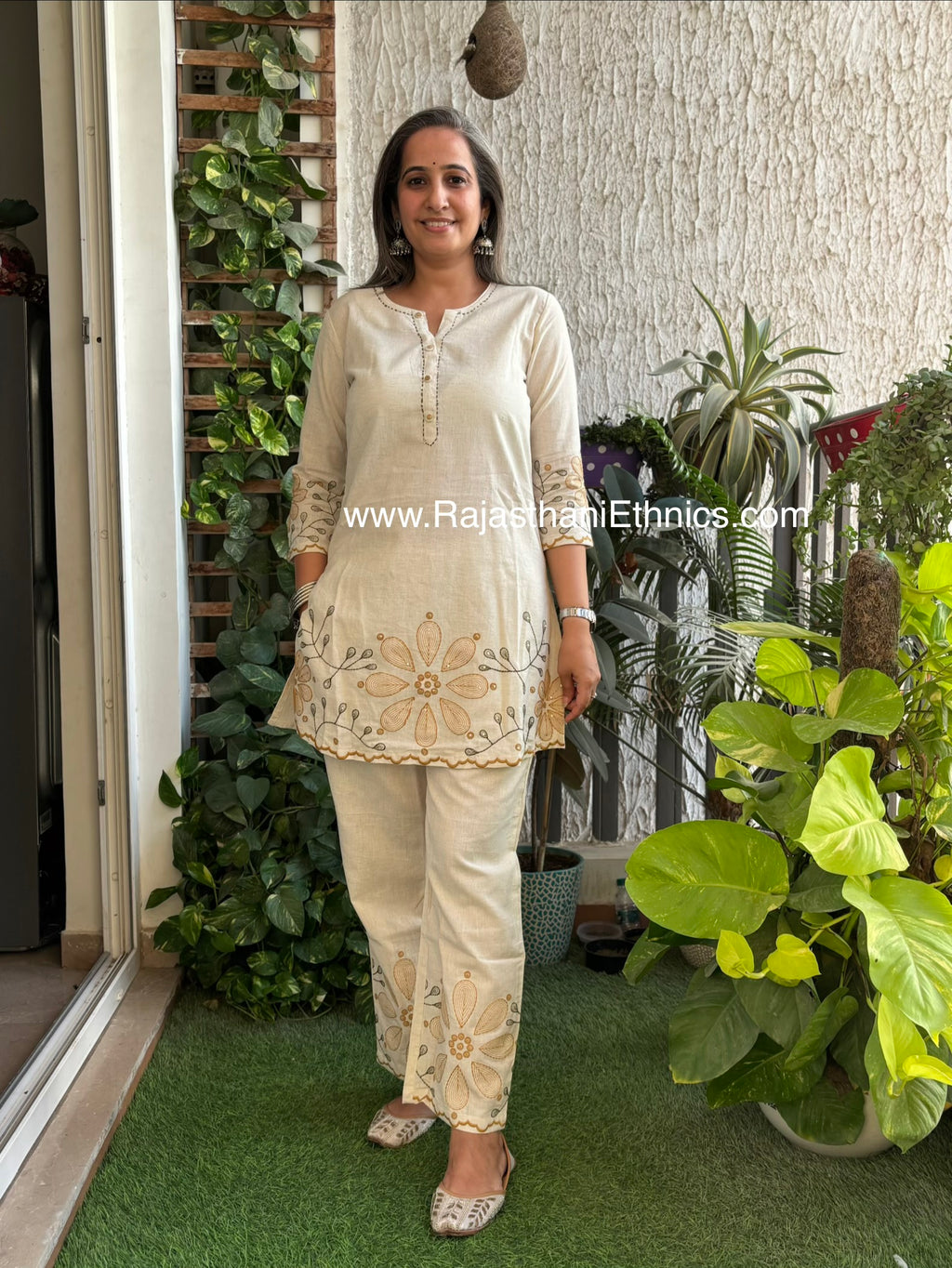 Embroidered Co-Ord Set