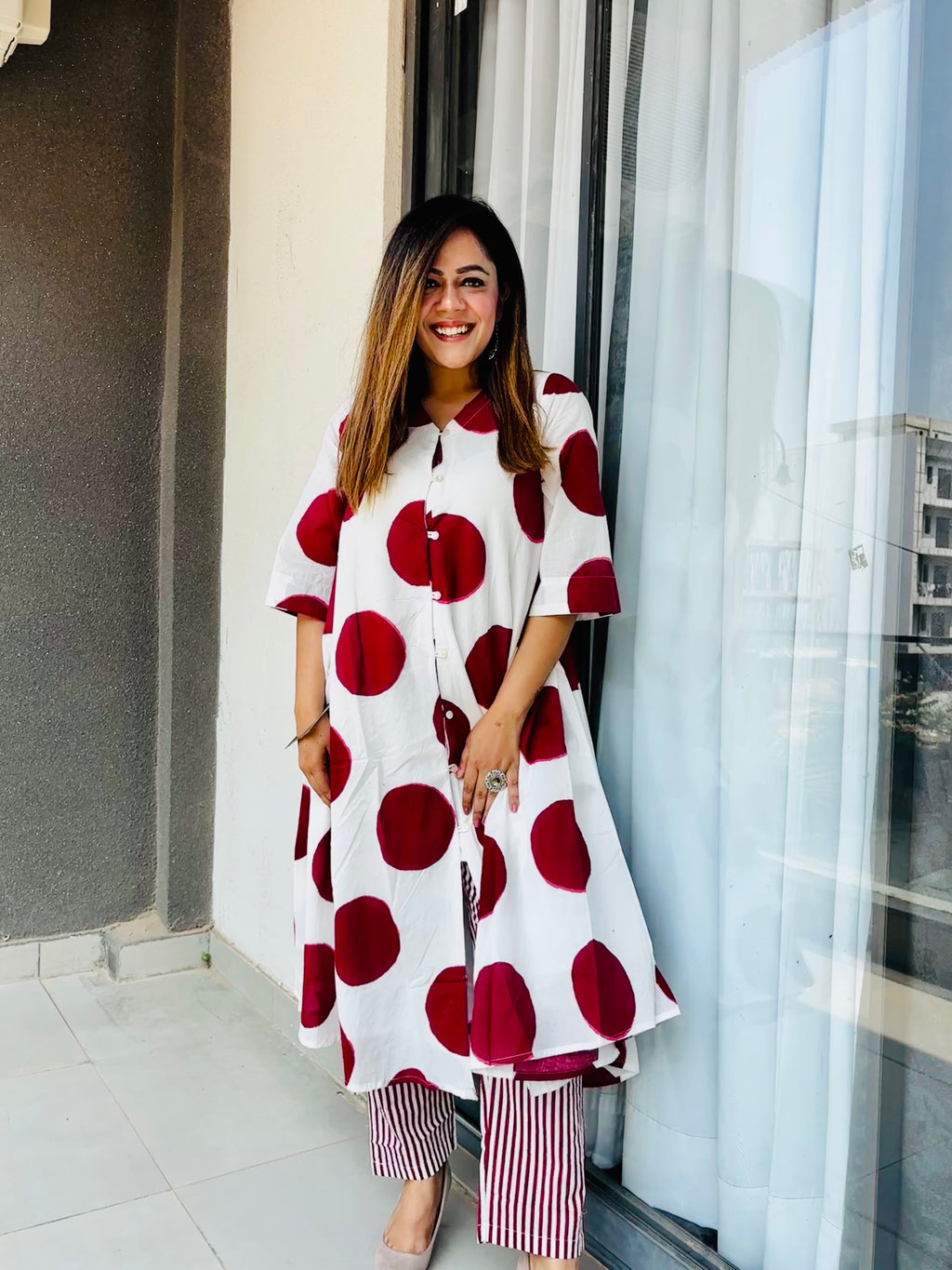 Polka Dot Premium Red