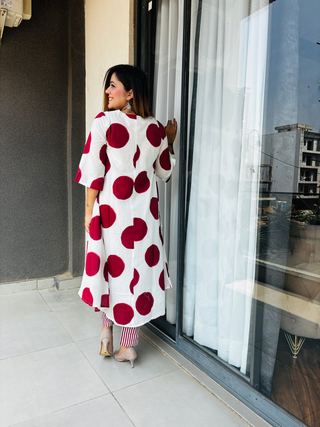 Polka Dot Premium Red