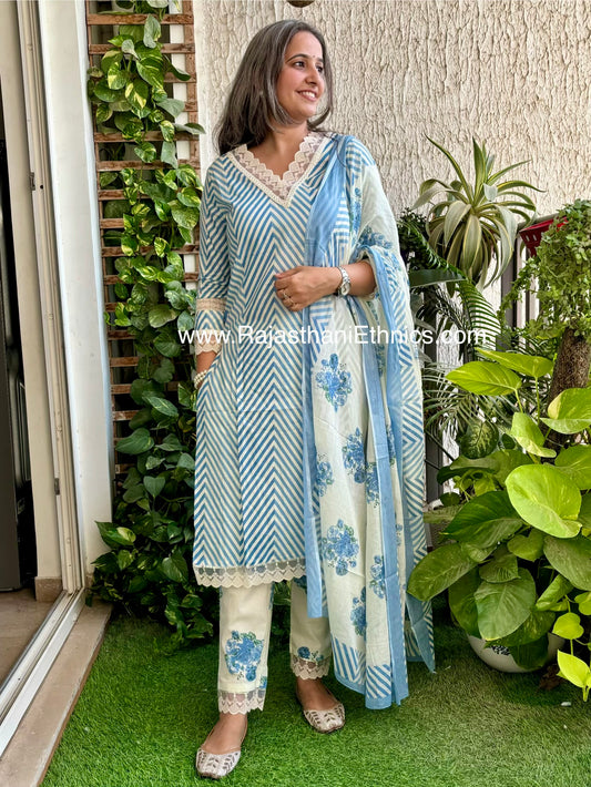 Blue Croatia Suit