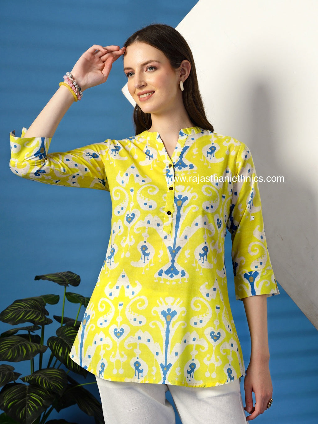 Yellow Pure Cotton Top