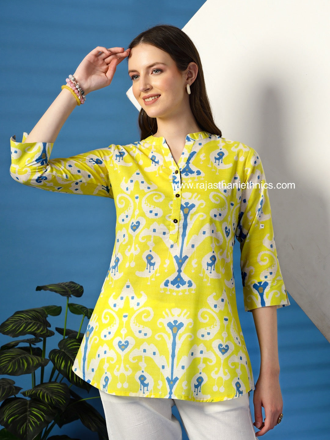 Yellow Pure Cotton Top