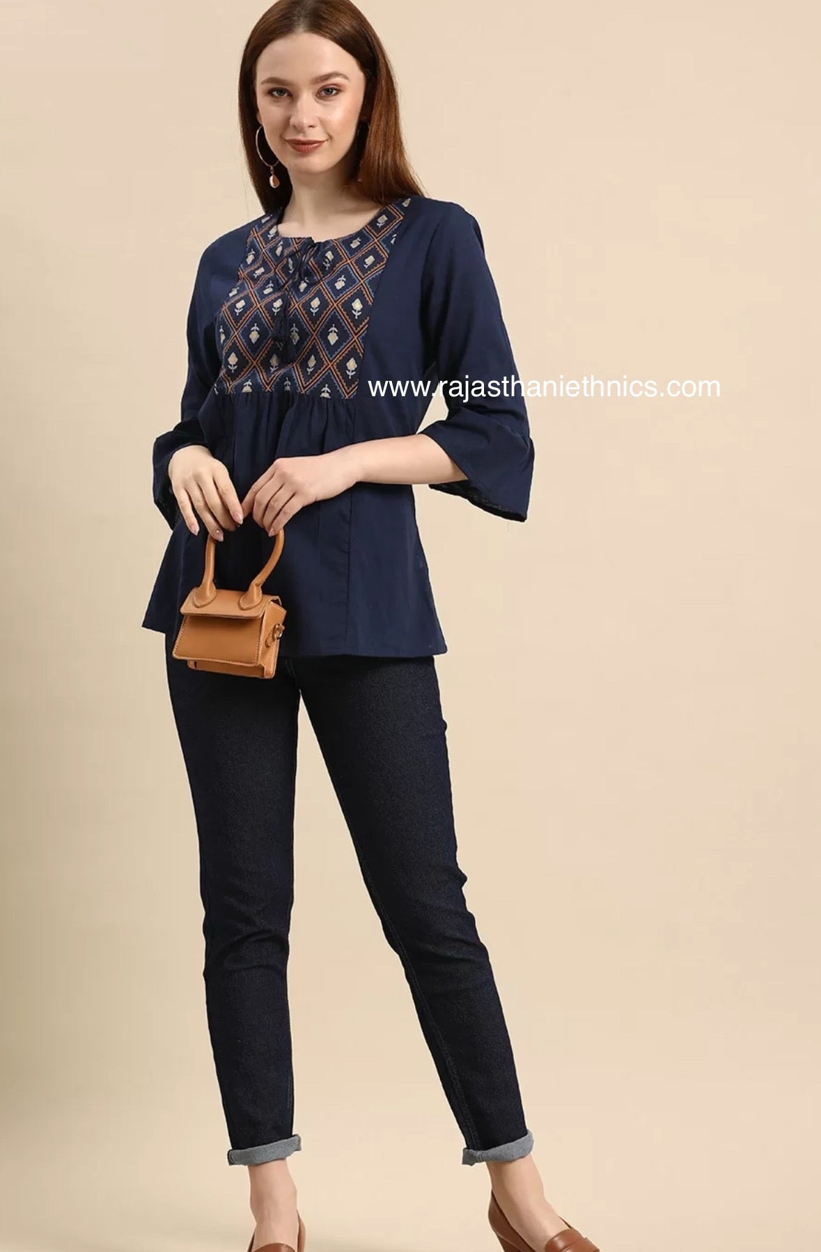Blue Pure Cotton Top