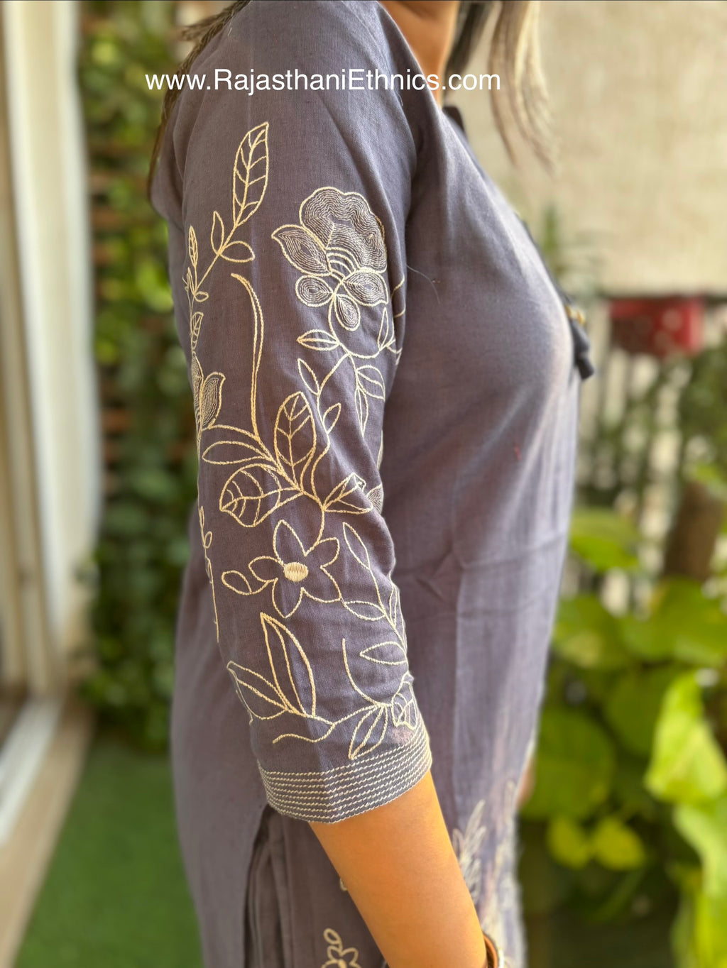 Hand Embroidery Co-Ord Set