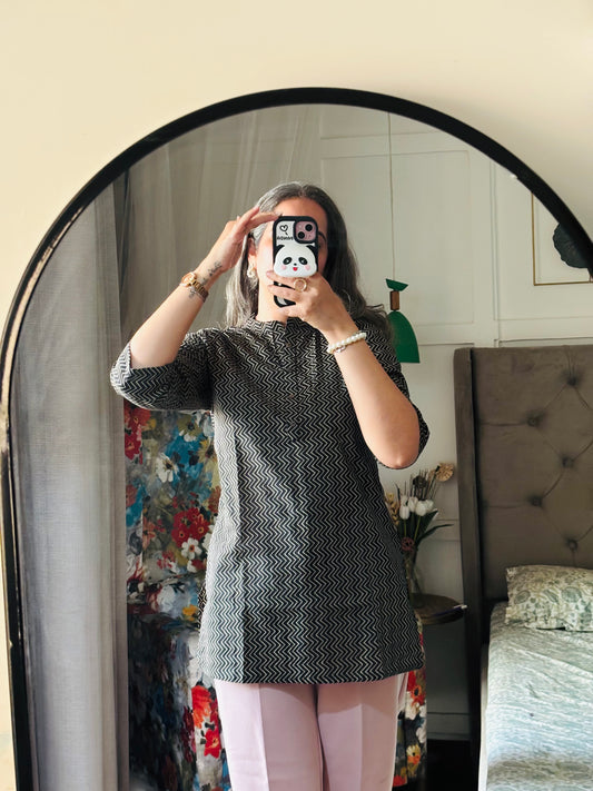 Black Short Kurti
