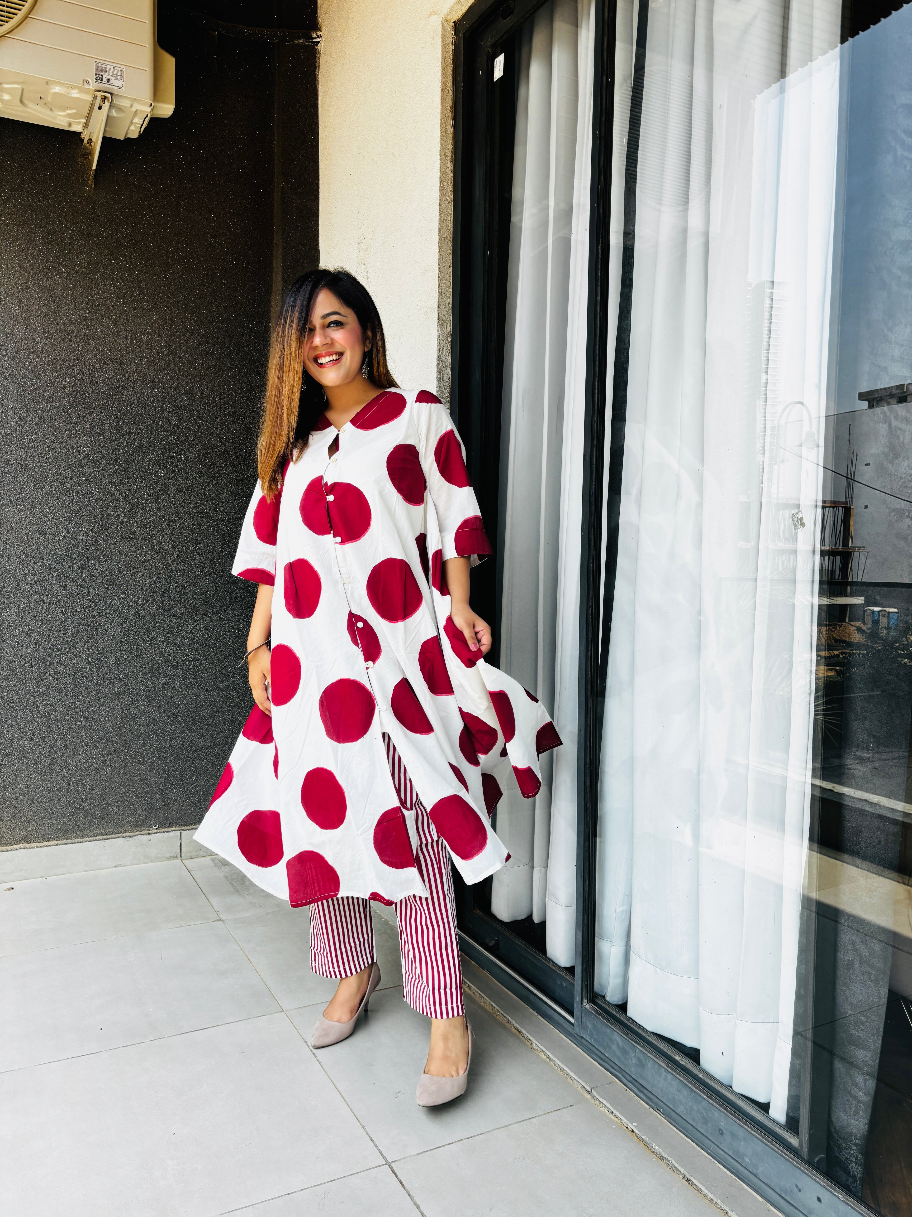 Polka Dot Premium Red