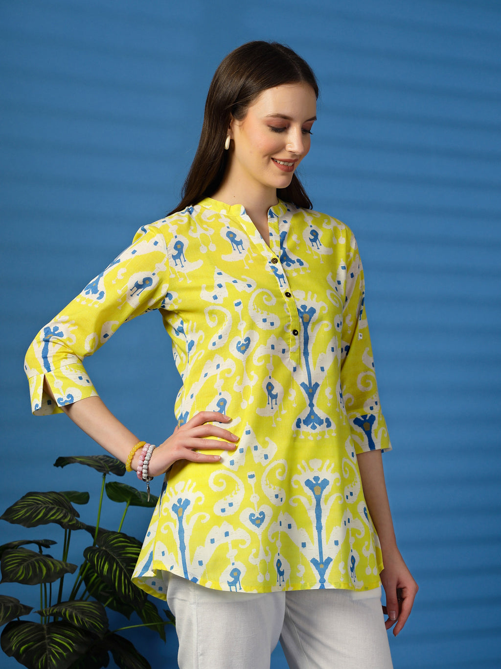 Yellow Pure Cotton Top