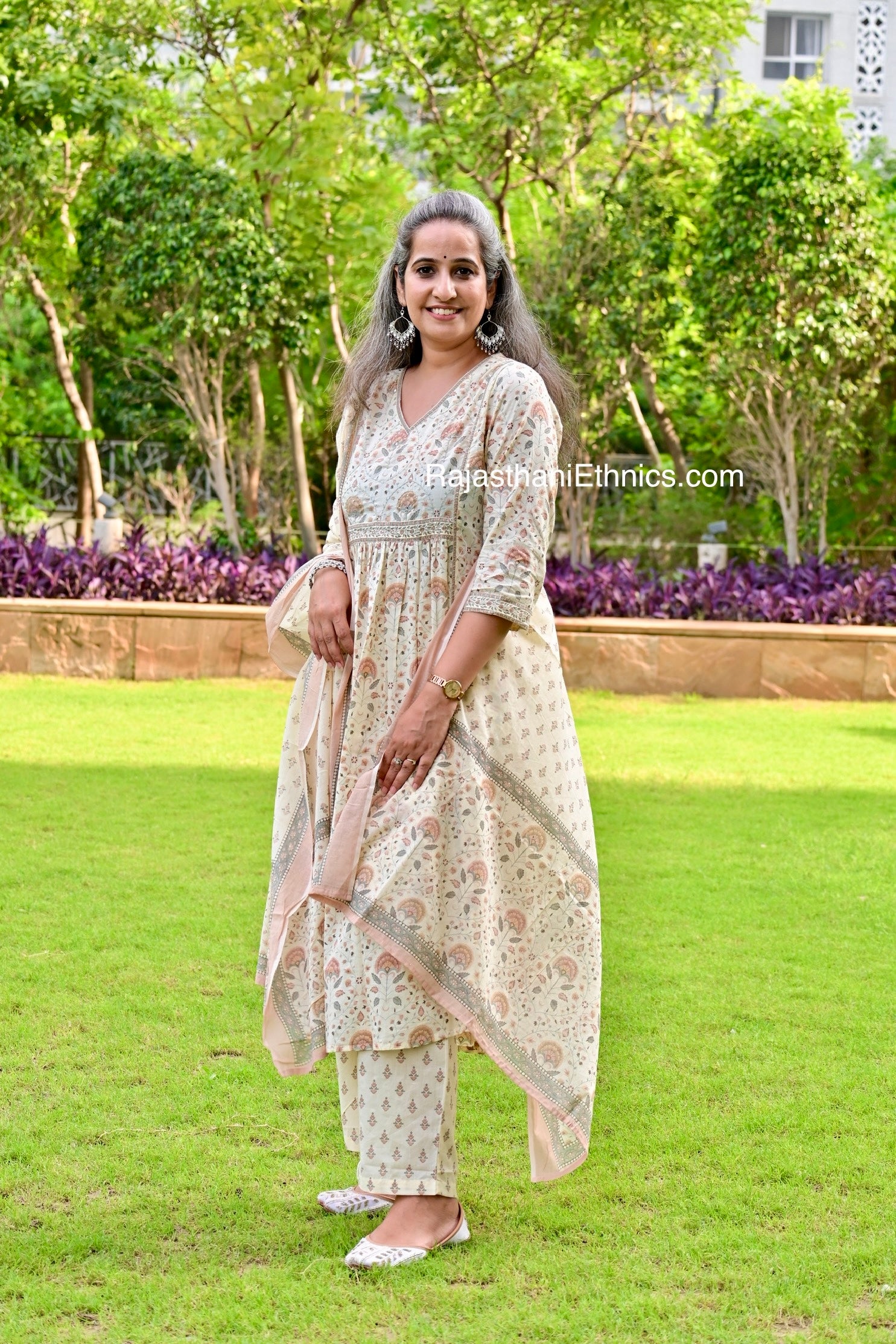 Floral Printed Kurta Set