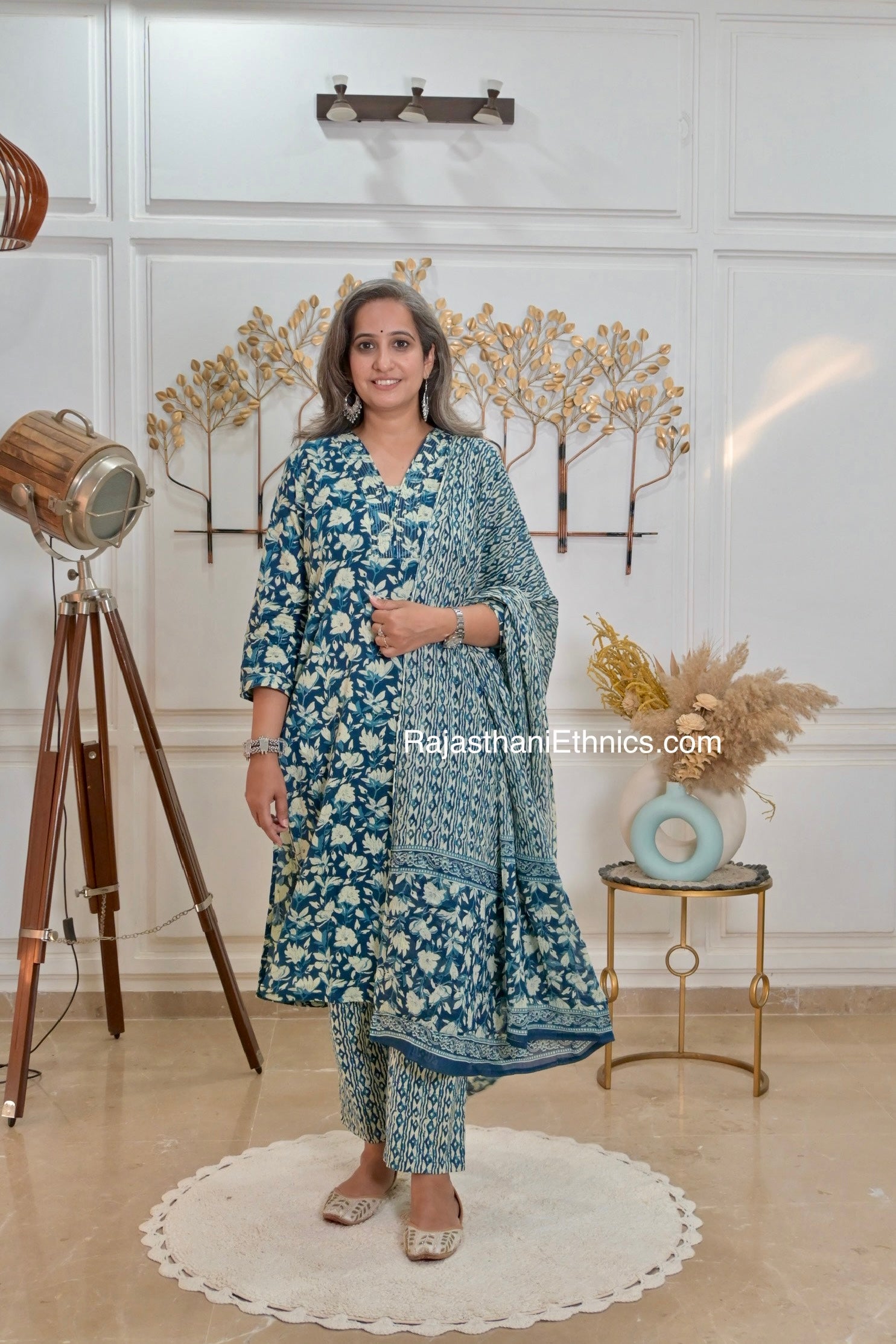 Indigo Blue Suit Set