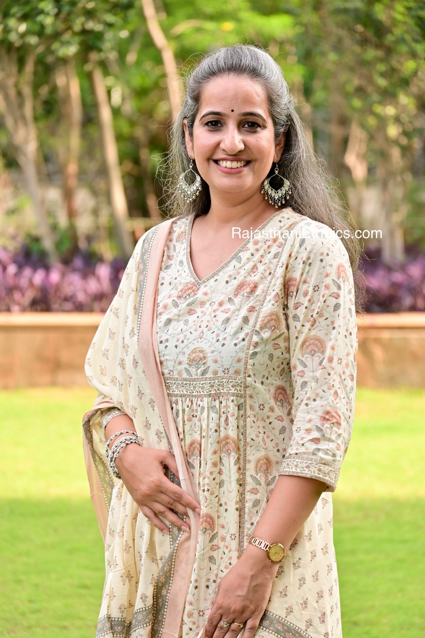 Floral Printed Kurta Set