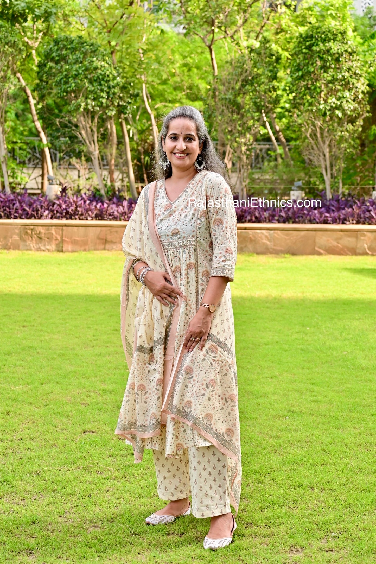 Floral Printed Kurta Set