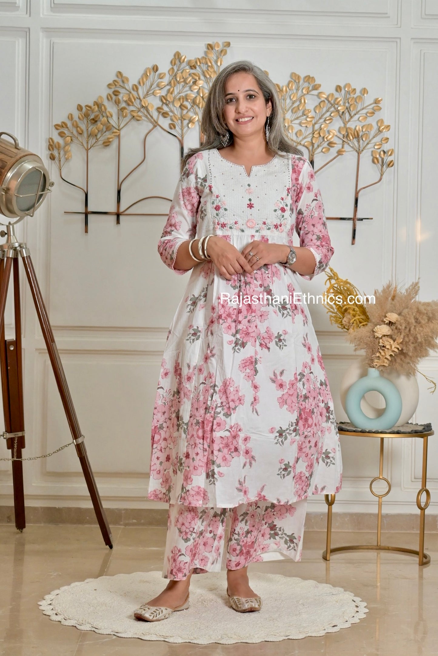 Floral Printed Kurta Set